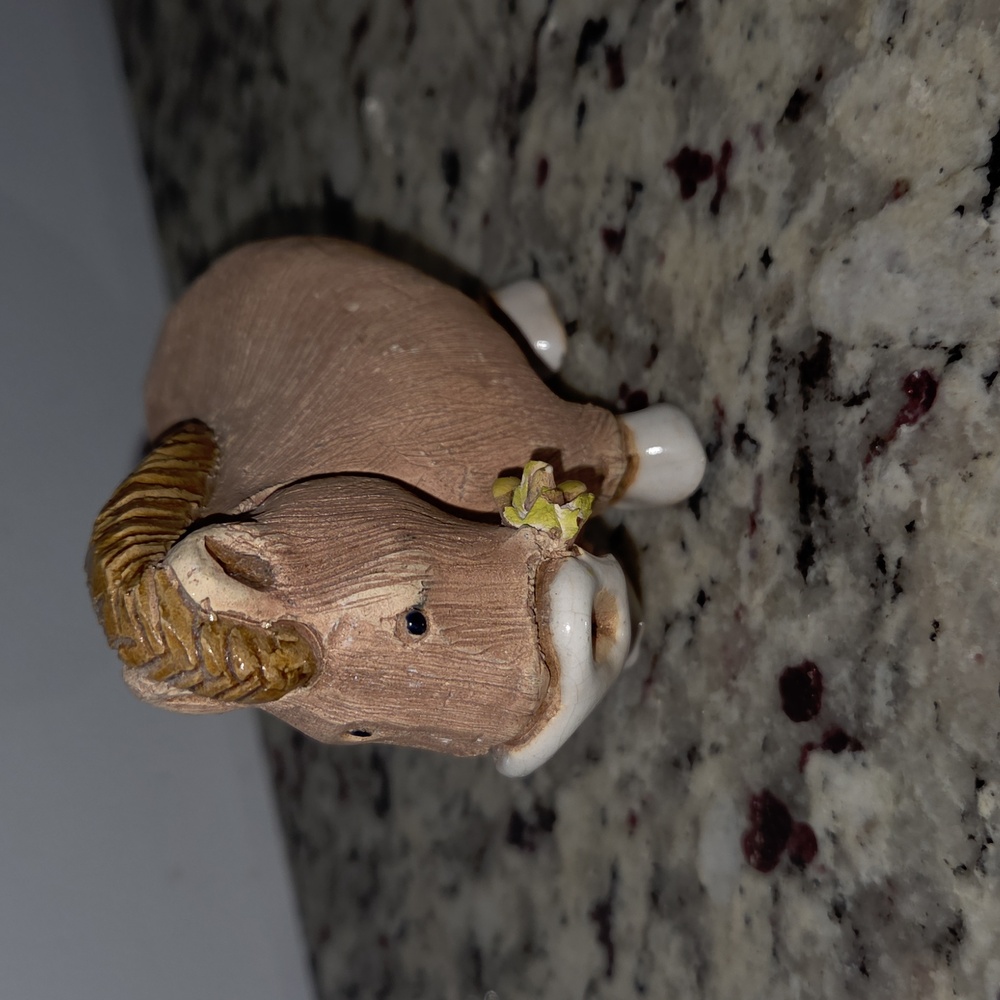 Vintage Artesania Rinconada Horse Figurine Signed Uruguay